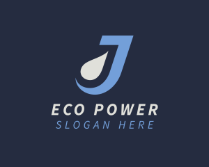 Energy - Water Hydroelectric Energy logo design