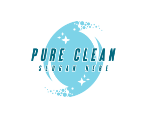 Cleaning Water Splash logo design