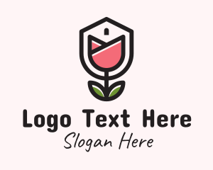 Bloom - House Rose Gardening logo design