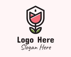 Scent - House Rose Gardening logo design