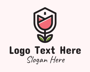 Garden - House Rose Gardening logo design