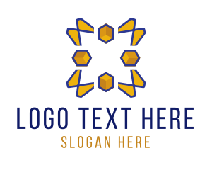 Database - Modern Yellow Star logo design