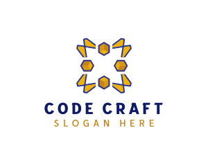 Coding - Cube Star Engineer logo design