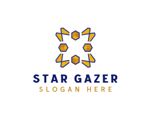 Cube Star Engineer logo design