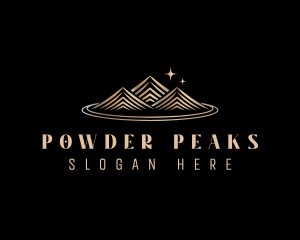 Premium Mountain Peak logo design