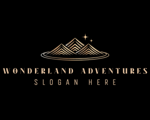 Premium Mountain Peak logo design