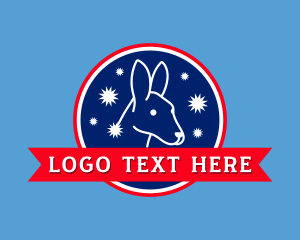 Opossum - Kangaroo Animal Australia logo design