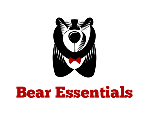 Big Bear & Bowtie logo design