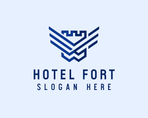 Fort Shield Wings logo design