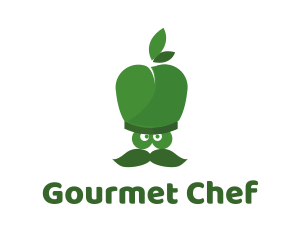 Chef - Apple Chef Hat logo design