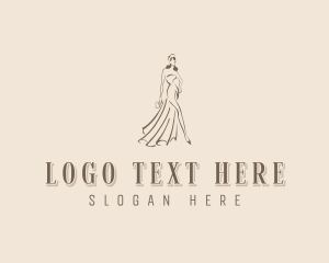 Seamstress - Gown Dressmaker Boutique logo design