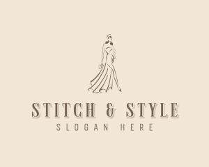 Dressmaker - Gown Dressmaker Boutique logo design