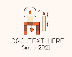 Light - Interior Candle Decor logo design