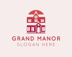 Red Mansion Real Estate logo design