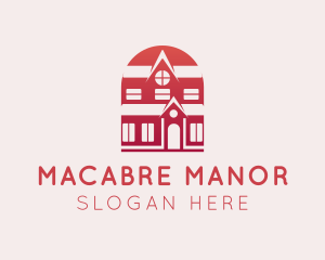 Red Mansion Real Estate logo design