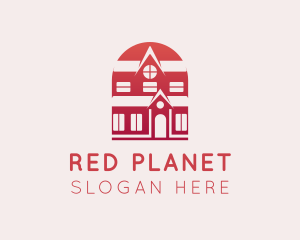 Red Mansion Real Estate logo design