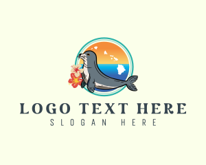 Seal - Hawaii Monk Seal logo design