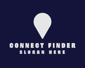 Location Pin Travel logo design