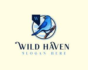 Mountain Bluebird Nevada logo design