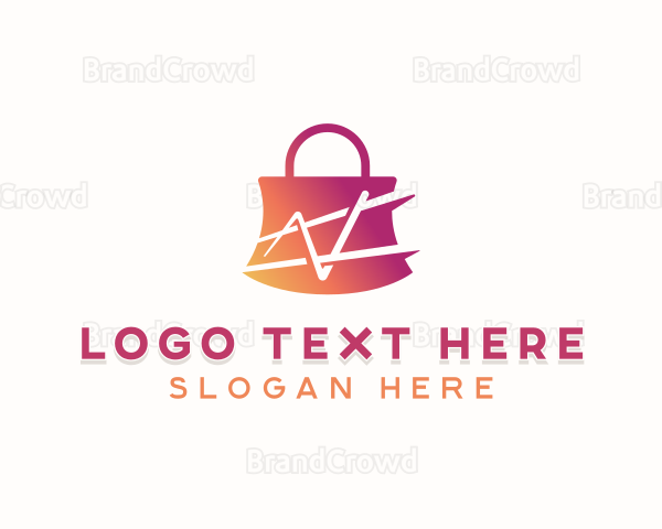 Online Shopping Bag Logo