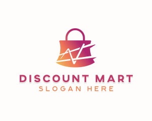 Sale - Online Shopping Bag logo design