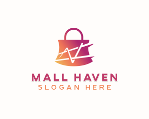 Online Shopping Bag logo design