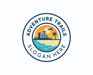 Tourism Vacation Getaway logo design