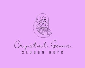 Luxury Crystal Jewelry logo design