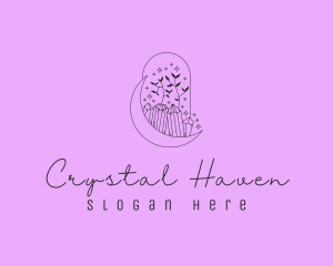 Luxury Crystal Jewelry logo design