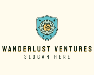 Adventure Traveler Compass logo design