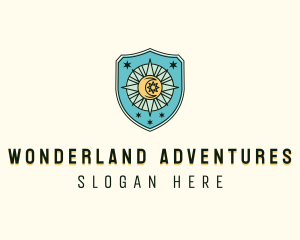 Adventure Traveler Compass logo design