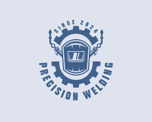 Welding Helmet Ironworks  logo design