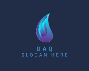 Aqua Water Droplet  Logo