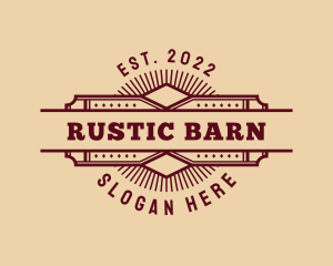 Western Pub Saloon logo design