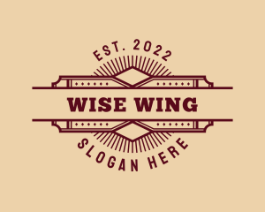 Western Pub Saloon logo design