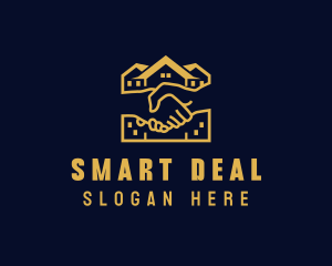 Real Estate Handshake logo design