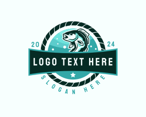 Sea Fishing Marine  logo design