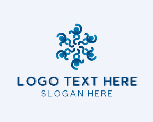 Team - People Community Support logo design