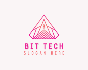 Generic Tech Pyramid  logo design