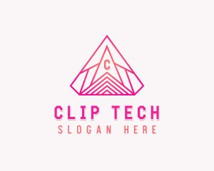 Generic Tech Pyramid  logo design