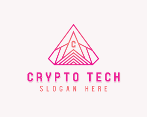 Generic Tech Pyramid  logo design