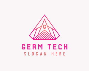 Generic Tech Pyramid  logo design