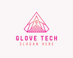 Generic Tech Pyramid  logo design