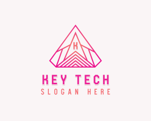 Generic Tech Pyramid  logo design