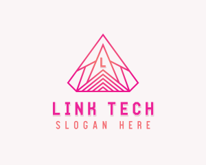 Generic Tech Pyramid  logo design