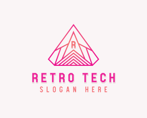 Generic Tech Pyramid  logo design