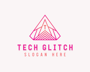 Generic Tech Pyramid  logo design