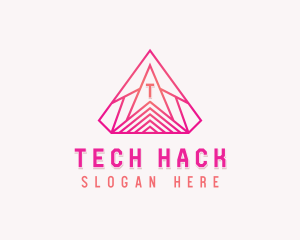 Generic Tech Pyramid  logo design