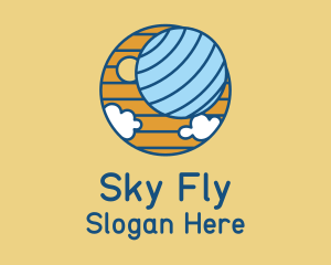 Sky Planet Atmosphere  logo design