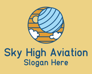 Sky Planet Atmosphere  logo design